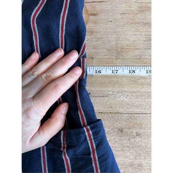 Universal Thread navy Striped Halter Jumpsuit Romper Size With Pockets Size medi - Picture 5 of 13